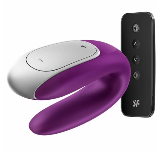 Wibrator dla par - Satisfyer Double Fun Violet